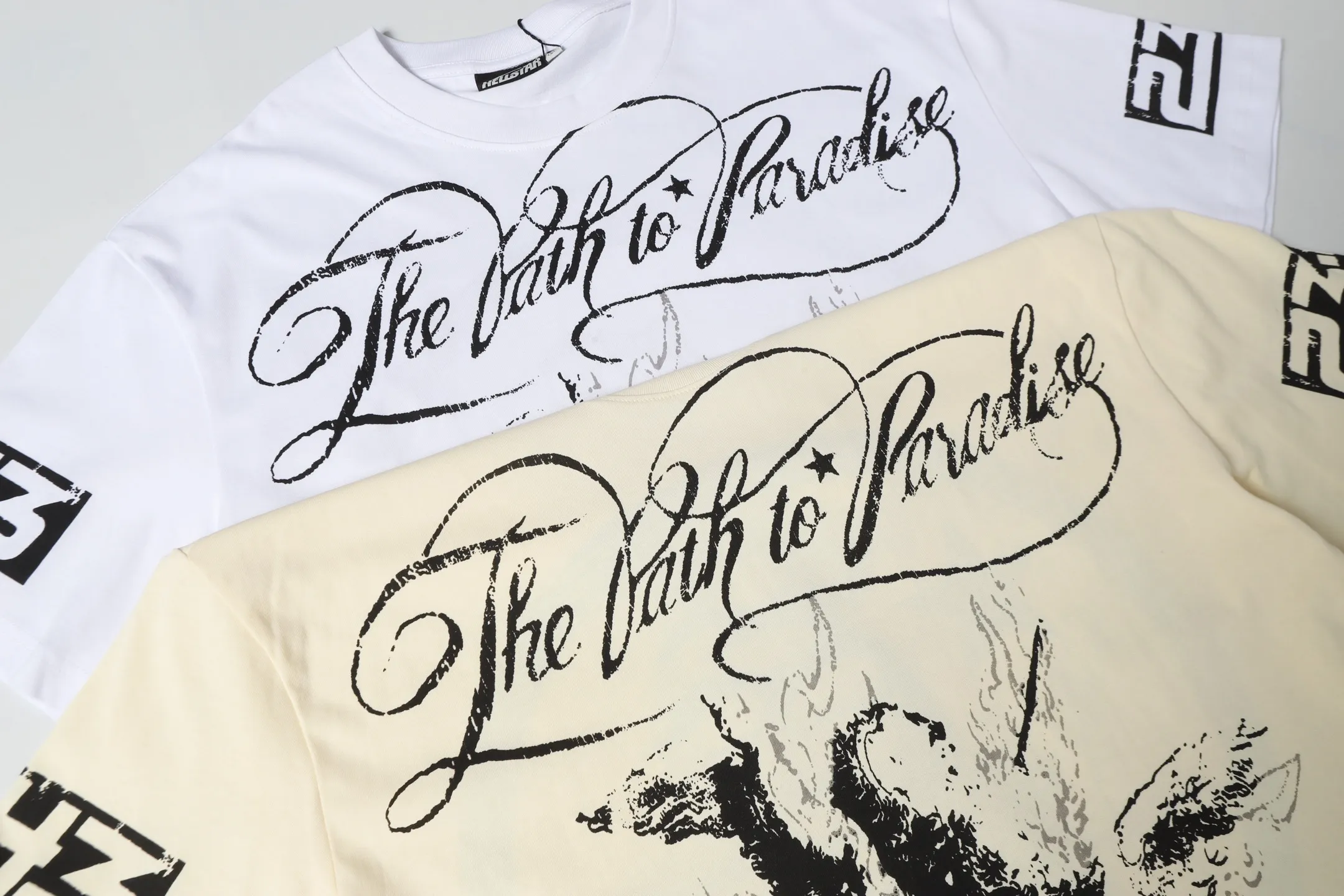 713# /White I P54 In Stock Hellstar 、 T （fabric):32 240 Sizes（size）：S-M- L- X L （colour）： /White